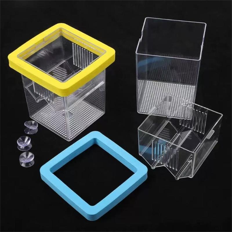 FishTank Separation Breeder Box Clear Floating Breeding Isolation Box Aquarium Mini Hatchery Incubator