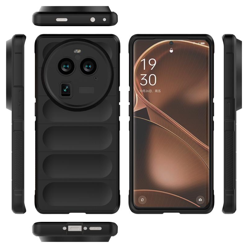 Für OPPO Find X6 Pro Hülle Für OPPO Find X6 Pro Abdeckung Funda Schale Weiches TPU Hautfreundlich Stoßfest Rückseite OPPO Find X6 Pro