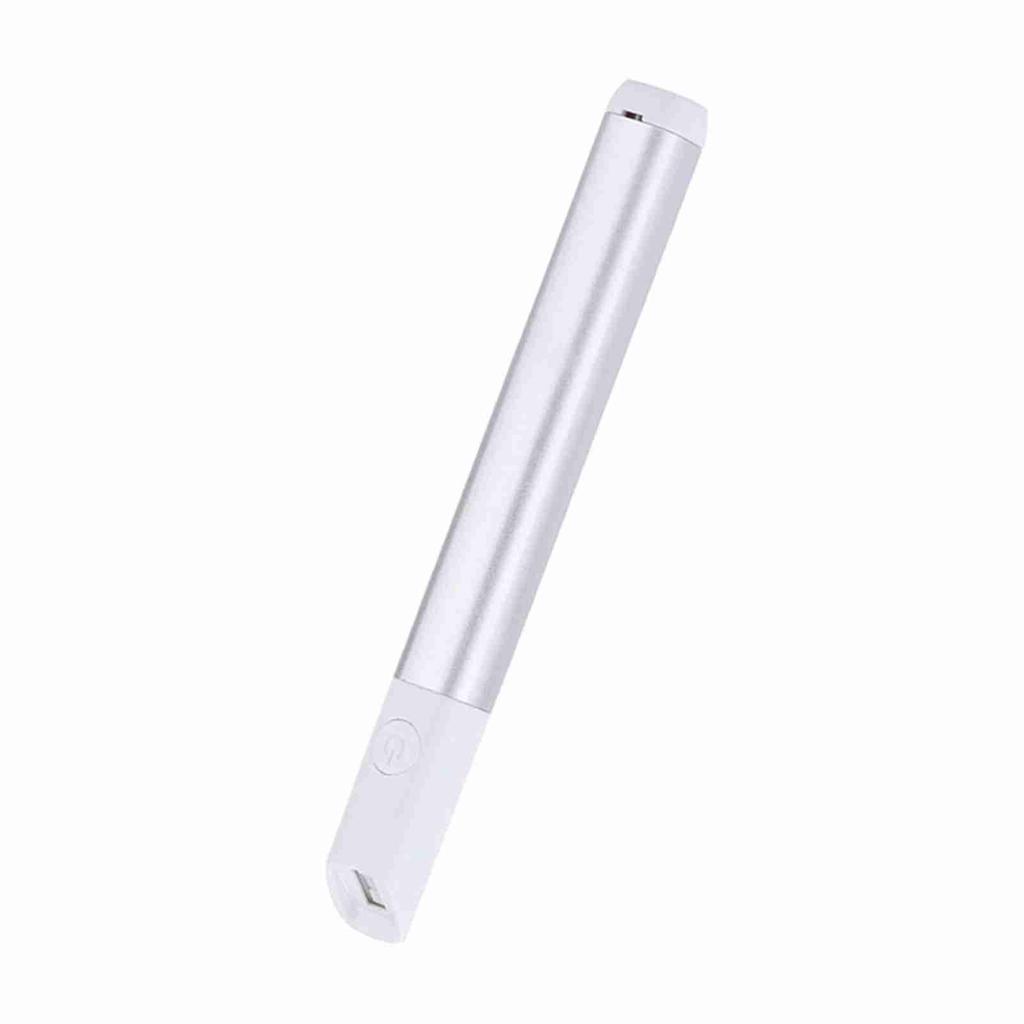 Electric Acne Removal Pen Red Blue Light LED Acne Mark Repair Device Facial Care Silver Grey