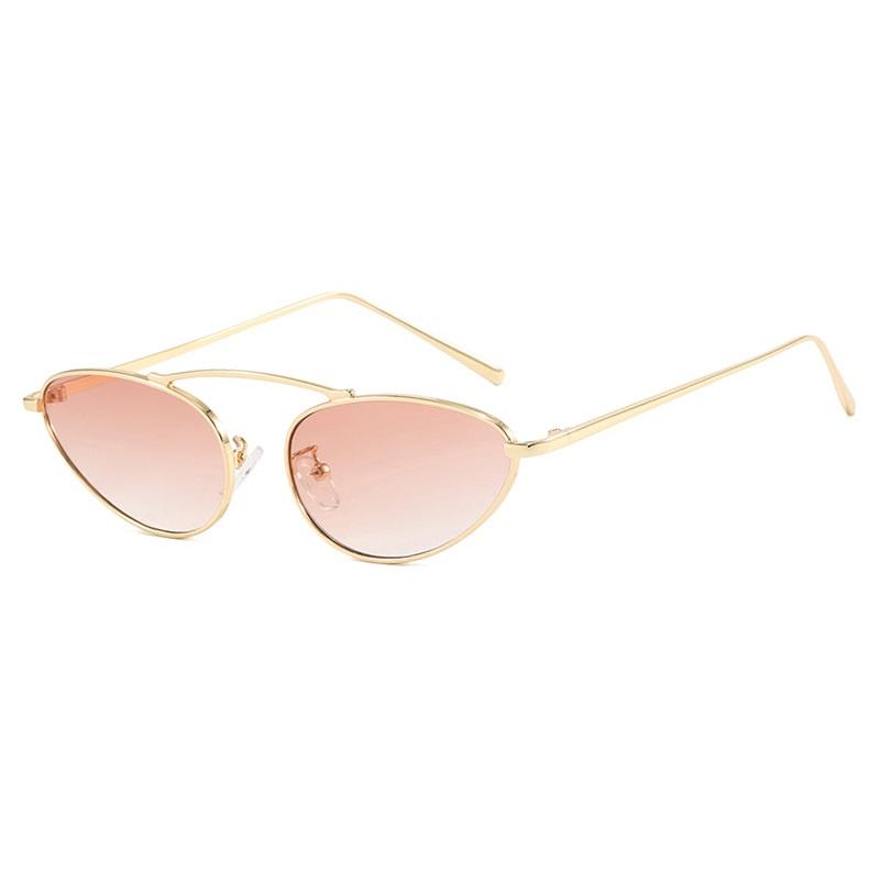 Sexy Cat Eye Sunglasses Women Vintage Triangle Metal Sun Glasses Punk Fashion Party Gafas De Sol