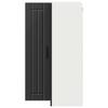 Wall Corner Cabinet LUCCA Black 57 x 57 x 100 cm Particleboard