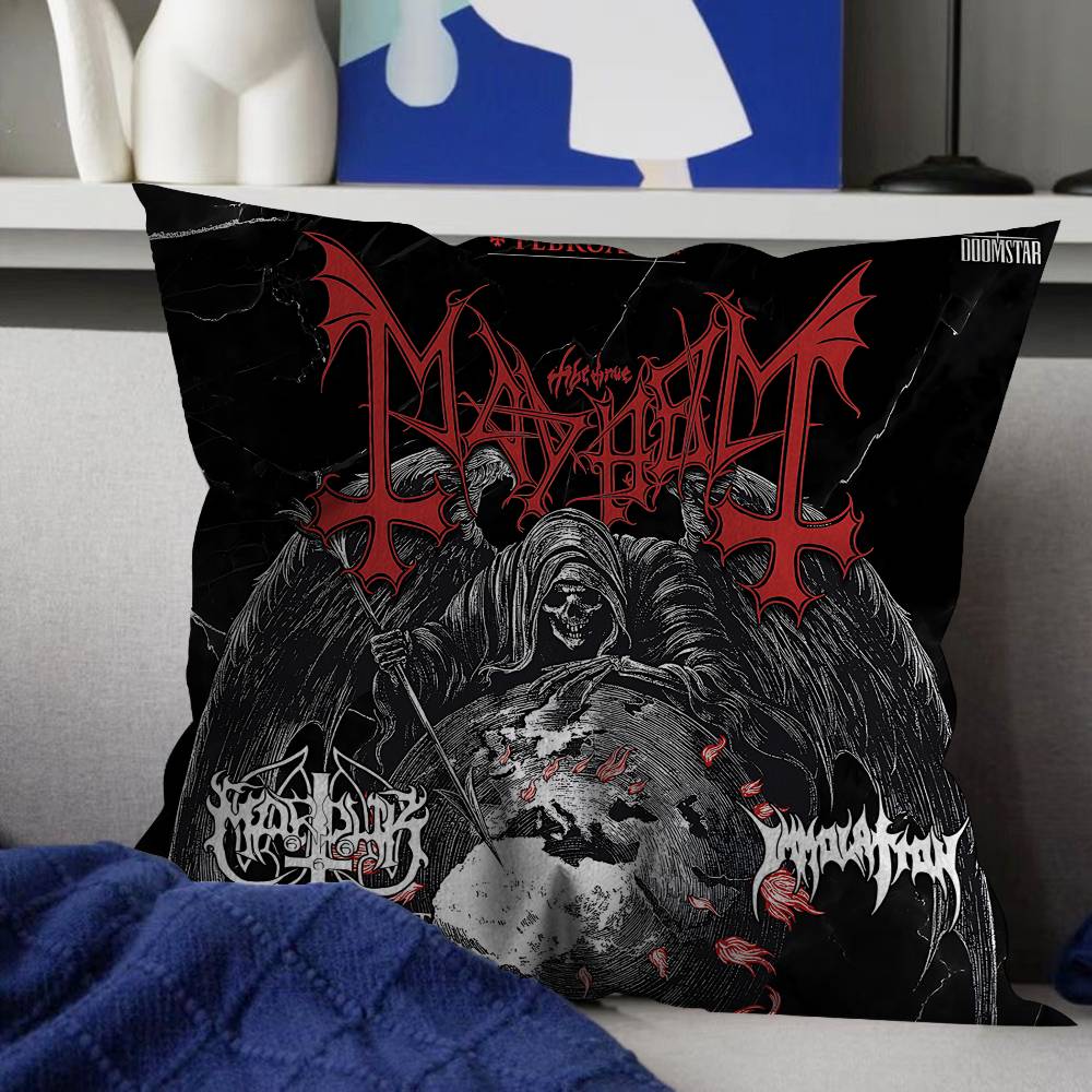 Mayhem Band Stitch Lucky Dragon Pillow Cover Sofa Cushion Cover Home Room Decoration Children Gift