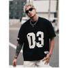 American-style Oversized Digital Graphic T-shirt 3d Printing Summer Sports Dry Quickly Men's T-Shirt Children's Clothing Tee Y2k