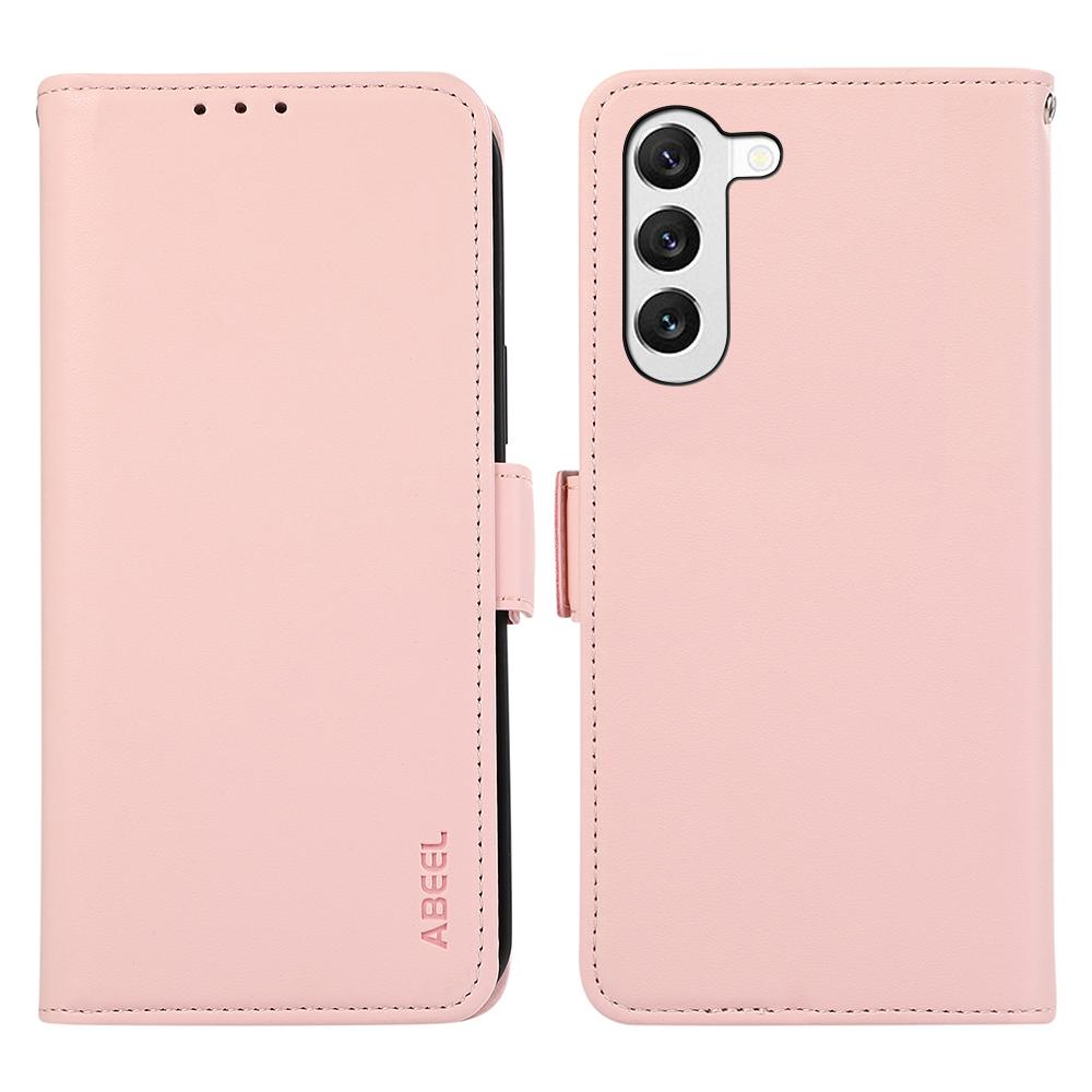 ABEEL For Samsung Galaxy S23+ 5G Case Soft PU Leather RFID Blocking Wallet Phone Shell