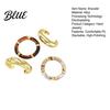 Wrist Layering Set 4Pcs/Set Women Bracelet Opening Adjustable High-Polishing Metal