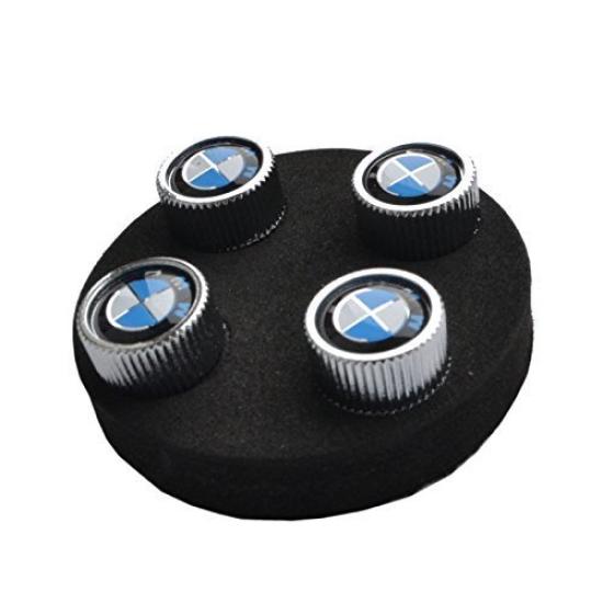 Genuine BMW USA Valve Caps with Emblem for All Models and Part Number 36110421544 Years,