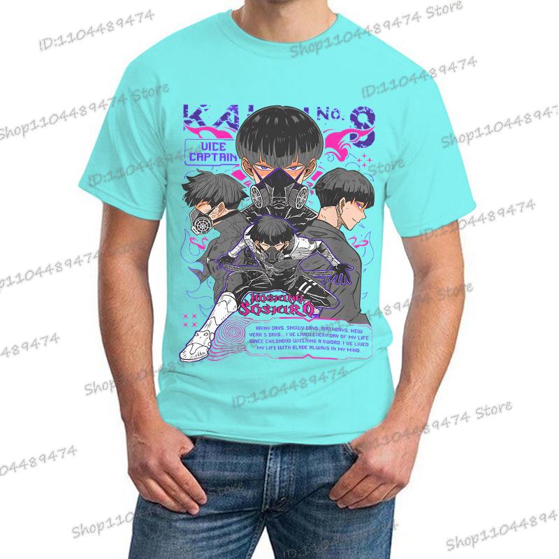 Y2K Tops Anime Kaiju No 8 T-shirt Soshiro Hoshina Lover Gift Manga T Shirt Japanese Manga Creative Women Men Trendy Tshirt