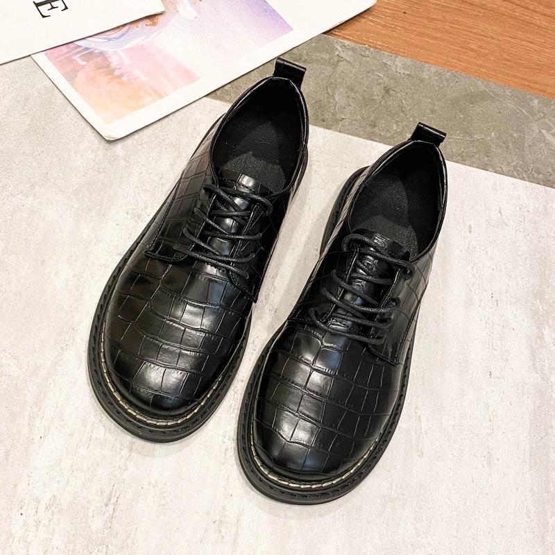 

Женские туфли-лодочки в британском студенческом стиле, универсальные, в клетку, японские JK, на платформе, на плоской подошве, удобные, универсальные 39