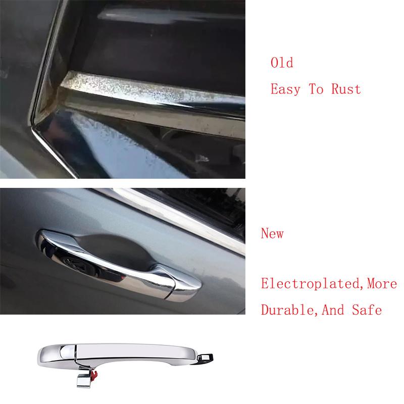 Electroplated Outer Door Handle Automobile Replacement Car Front Rear For Chrysler 300C 2005-2010 For Dodge Magnum