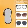 Protective Cover Reading Eyewear Case Zipper Wallet Eyewear Protector  Men Women