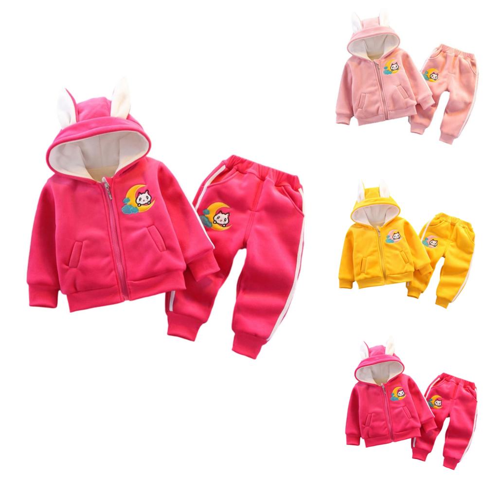 Kids Casual Long-Sleeve Set, Comfortable Daily Wear Outfits