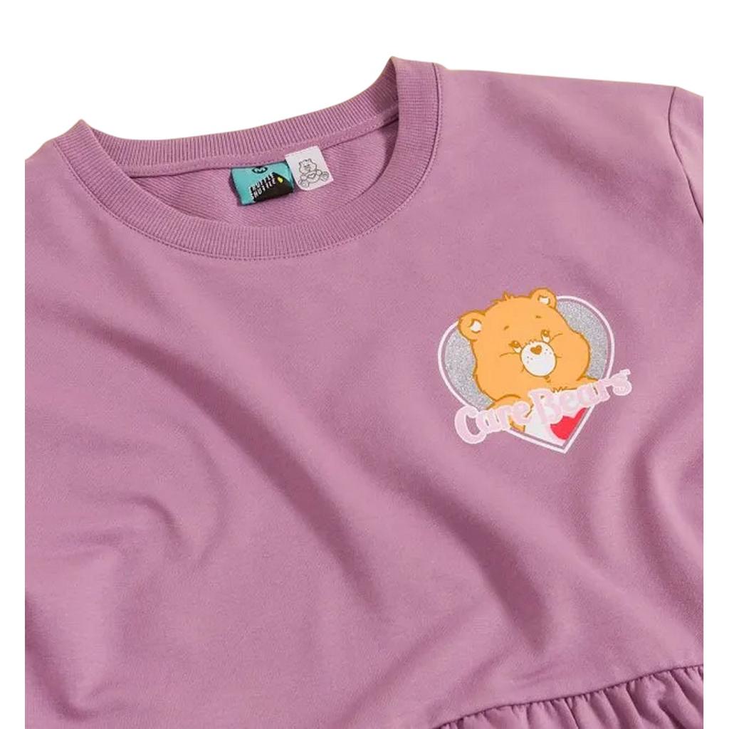 Care Bears Dámské třpytivé šaty s volánky a srdíčkem