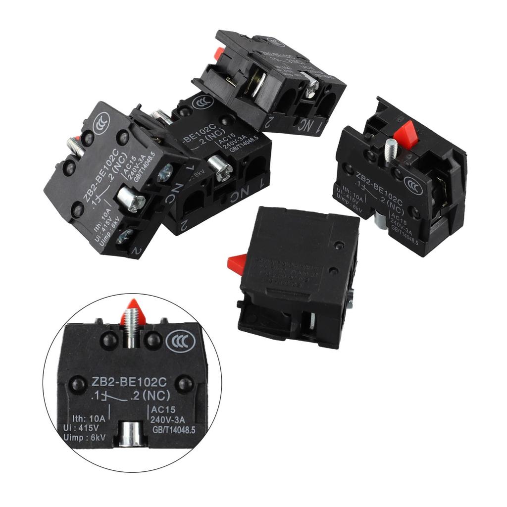 Factory Workshop Joystick Switch Push Botton Switch Black NC