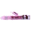Throbbing Bunny Rotating Jelly Vibrator with Pearls