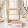 Jewelry Organizer with Wooden Base Decorative for Dressing Table, Bedroom