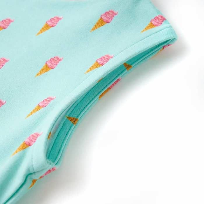Robe pour enfants avec cordon de serrage menthe claire 92/104/116/128/140