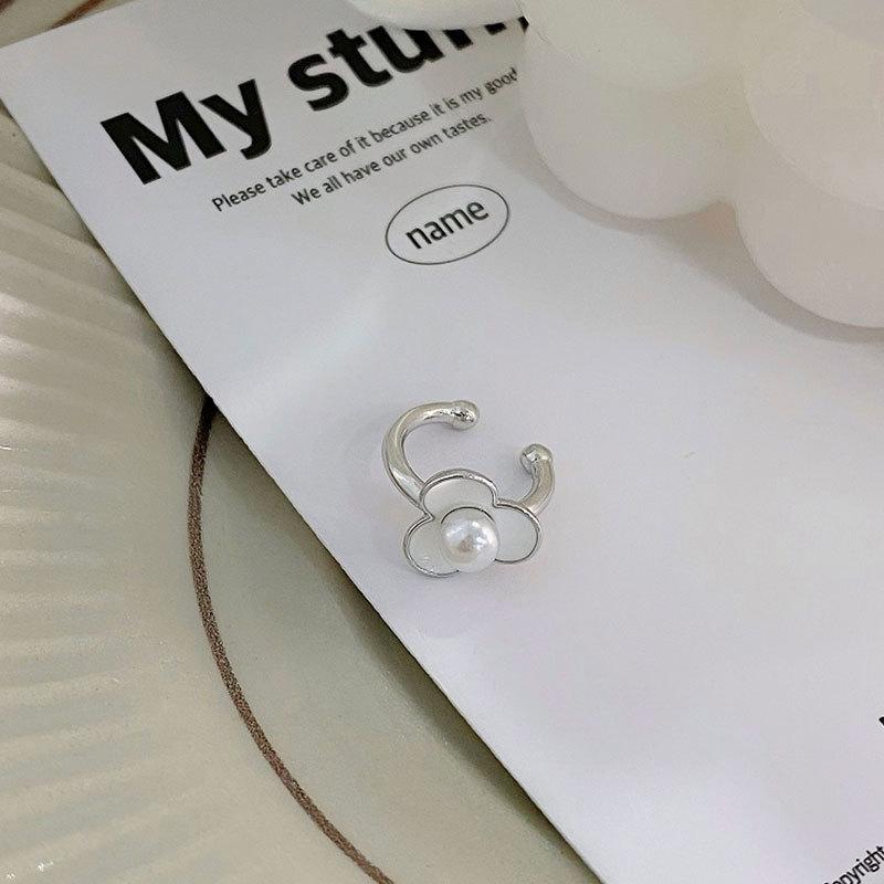 

Цветочные жемчужины серьги клипсы универсальные легкие роскошные высококачественные ощущения без прокалывания ушей носимые нишевые серьги для женщин