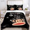 Süße P-Paul F-Frank Cartoon Anime Bettbezug Lustiges Kawaii Bettwäsche-Set Weiche Deckenhülle Und Kissenbezüge Einzel-/Doppel-/Queen-/King-Size