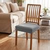 Solid Color Chair Seat Cover Removable Anti-dirty Chair Slipcover Elastic Seat Protectors  Holiday