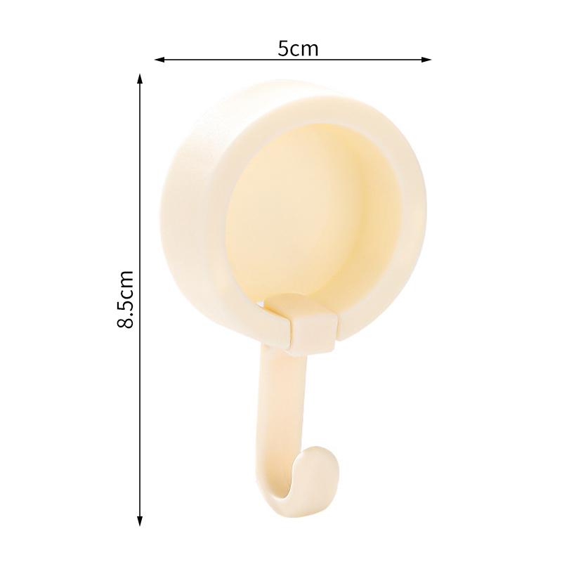 1/4 PCS Rotating Hooks Strong Adhesive Sticking Wall Kitchen Cute Hook Seamless No Punch Sticky Hook Key Holder Bathroom Organizer Rack