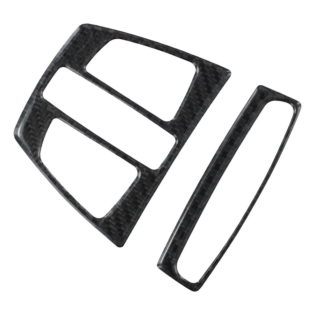 Car Reading Light Panel Frame Trim Cover For BMW F20 F30 F34 F32 X6 Carbon Fiber Sticker Trim Car Interior Accessories