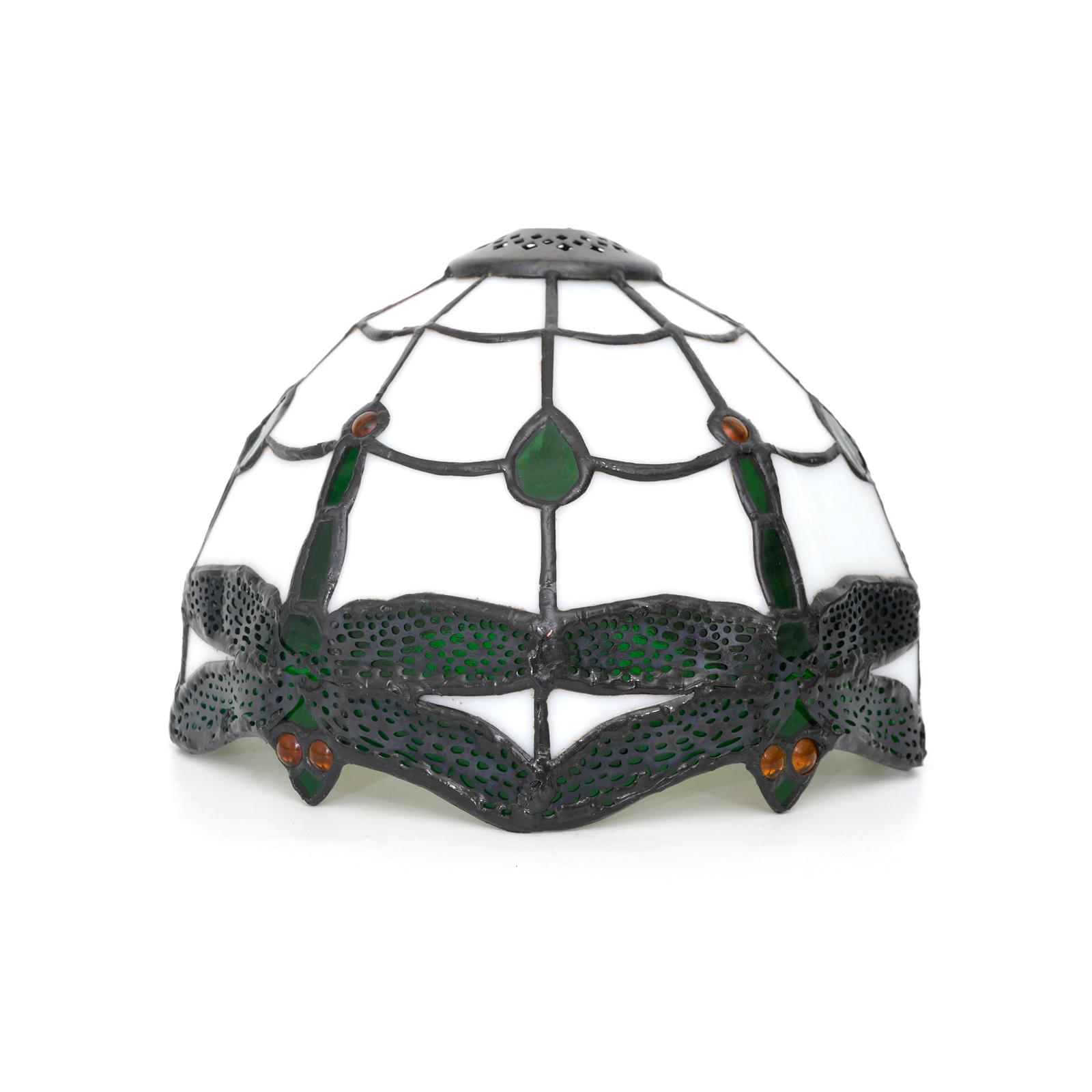 

Vintage Mosaic glass lamp shade, diameter 20cm suitable for indoor ceiling lamp shade replacement, handmade art lamp shade коричневий
