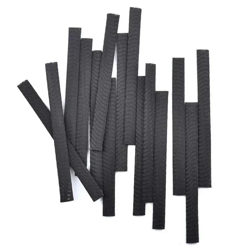 Black Makeup Brush Grid Sleeve Brush Bristles Soft Mesh Protective Sleeve Eye Shadow Brush Head Anti Deformation Storage Network