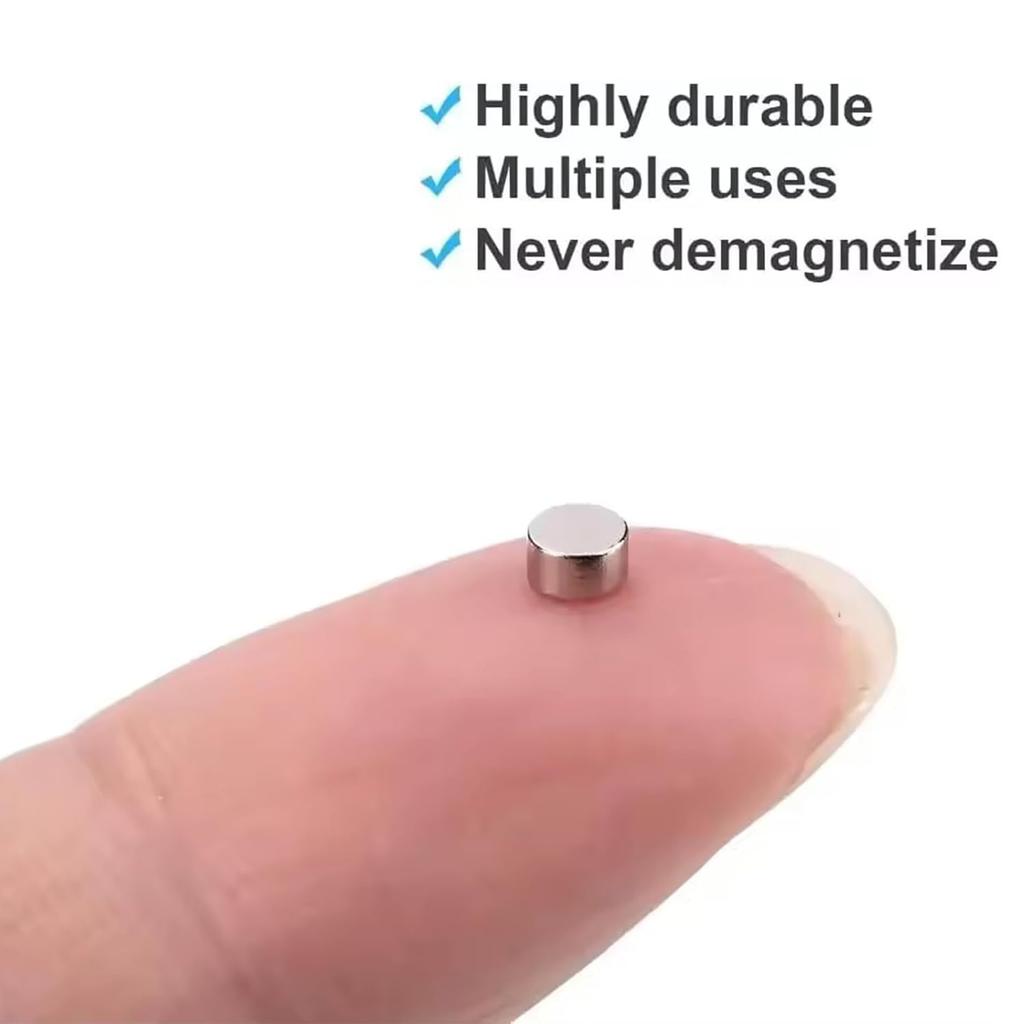 YIKOOLIN 10/50PCS Mini Round Magnets Set Cat Eye Design for Acrylic Nail Clippers Measuring Artificial Nail Length Compatible