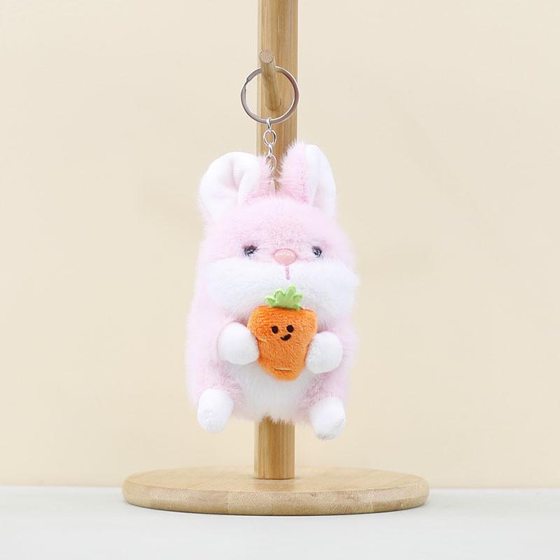 Cartoon Puppy Cute Keychain Girls Children Backpack Decorative Pendant Gift Doll