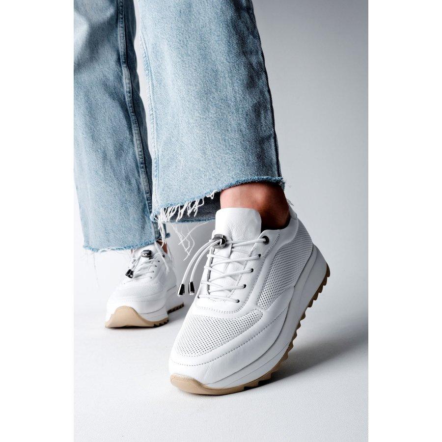 

Женские кроссовки из натуральной кожи 36 белый