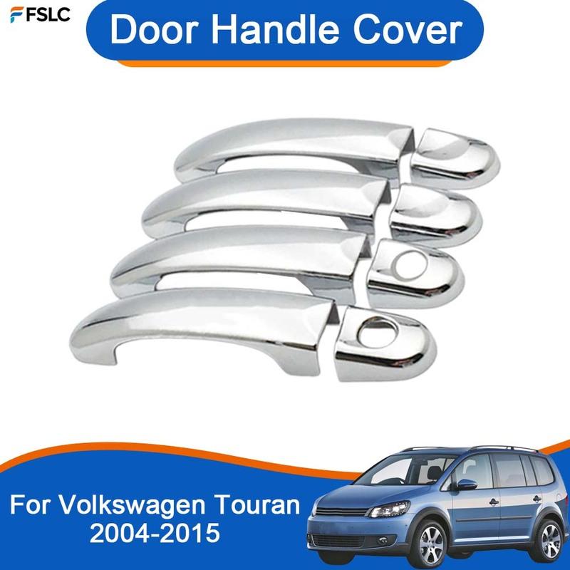 Car Decoration Door Handle Cover For Volkswagen Touran 2004-2015 Silver Cars Accessories Upgrade Modify A Car