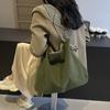New Autumn Velvet Bag Lazy Wind High Capacity Leisure Unique Shoulder Armpit Bag Light Practical Solid Color Bag