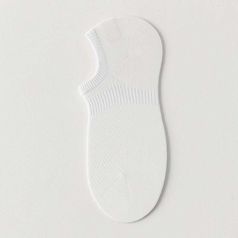 Men's Summer Thin Cotton Sweat Absorbing Deodorizing Boneless Heel Shallow Mouth Invisible Socks