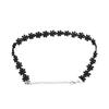 6Pcs/Set Adjustable Lace Chokers Black Color Punk Necklace Gothic Elastic Necklace  Costume Party