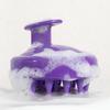 Shampoo Brush Ergonomic Handle Soft Silicone Scalp Scrubber Stimulates Scalp Acupoints Promotes Blood Circulation Spa Scalp Massager Brush