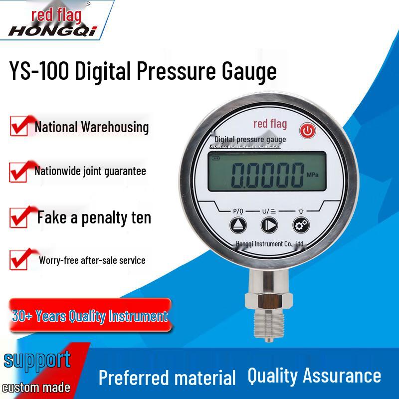 Hongqi YS-100 Digital Precision Pressure Gauge (CN Version)