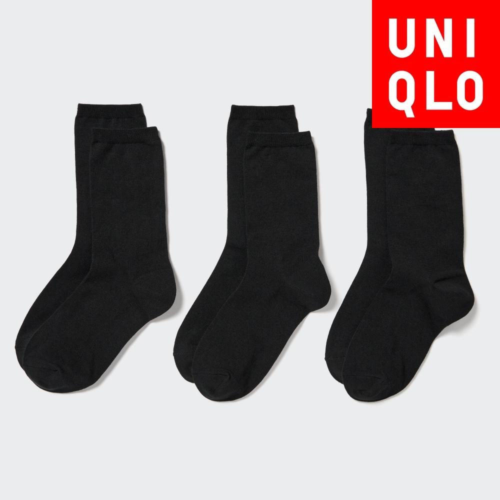

UNIQLO обычные носки 3P 00 WHITE/WOMEN 2325