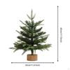 Desktop Christmas Tree Artificial Realistic Decoration Small Xmas for Party Room
