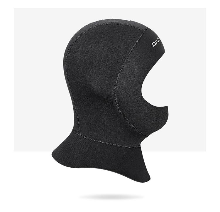 New 3MM Thickened Warm Diving Cap for Men and Women - Winter Swim, Snorkeling, Surfing, Sun Protection, Wetsuit Hood, Facekini.