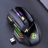 Colorful Lights 2.4G Wireless Mouse RGB Rechargeable Mouse Cool Laptop Wireless Mouse  Office/Home