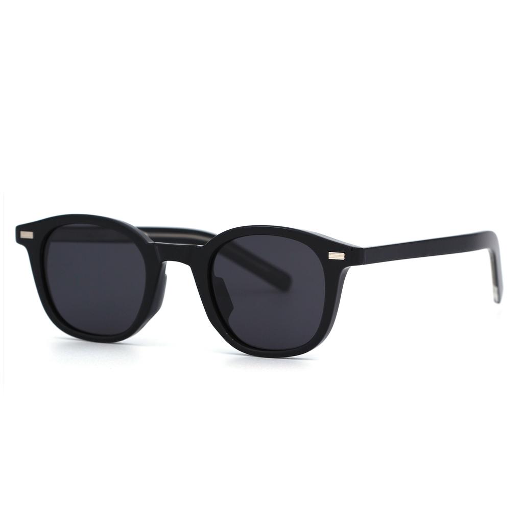 Keoseuteomdillaiteu Polarized Horn-Rimmed Sunglasses Milo Black