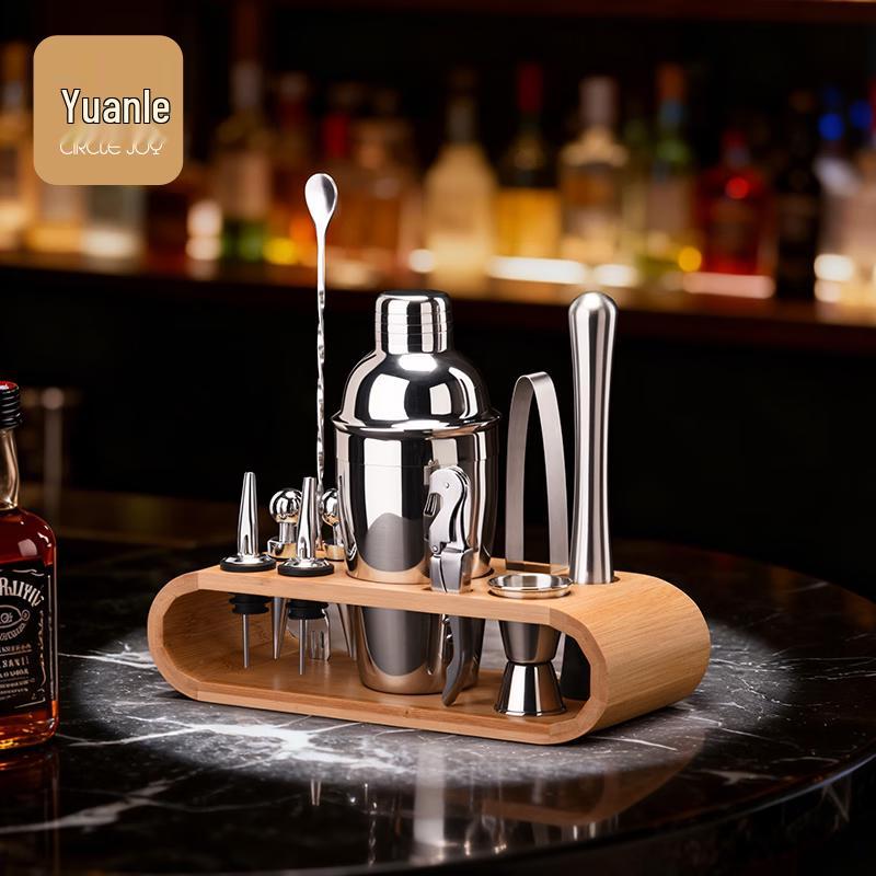 

Circle Joy 304 Stainless Steel Cocktail Shaker 12-Piece Set