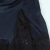 European, American Autumn and Winter New Women's Clothing Temperament Waist Foreign Hem Lace Splicing Dress