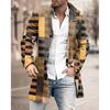 Spring New Men's Pocket Versatile Daily Retro Stand Up Collar Medium Long Woolen Coat Men's Casual Coat Men's Clothing