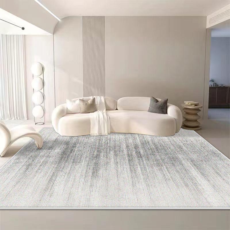 Abstract Style Plain Colour Decoration Home Carpet Living Room Simple Non-slip Room Decor Bedside Rug Baby Crawling Mat Washable