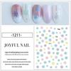 Festive Nail Art & Face Stickers - Snowflakes, Santa Hat, Reindeer, Penguin Photo Props