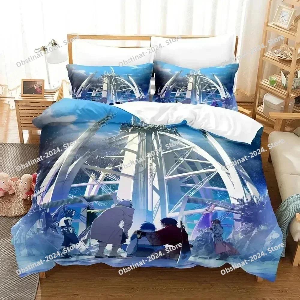 Anime DRAMAtical Murder Game Bedding Set Print single Comforter Quilt Bed Cover Duvet Cover Pillow Case 3 Pieces Kids Adult Size