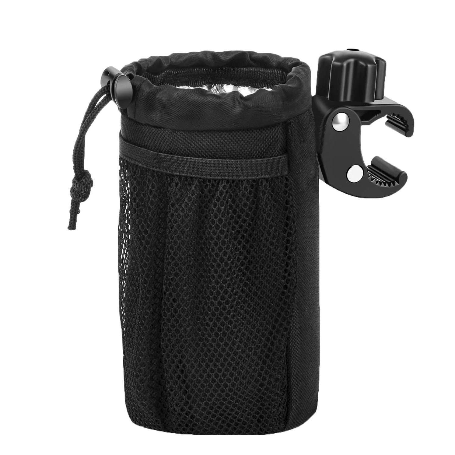 

Motorcycle cup holder, fabric motorcycle beverage holder, universal water bottle holder, suitable for motorcycles, ATV / UTV