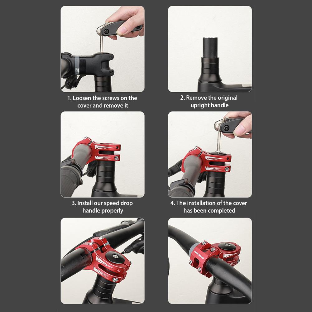 31.8 Stem Bike Stem Aluminum Alloy Road Bike Stem MTB Bike Handlebar Stem for Most Bicycle Road Bike MTB BMX Fixie Gear