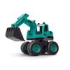 Plastic Excavator Toy For Kids With Inertia Drive And Movable Attachments